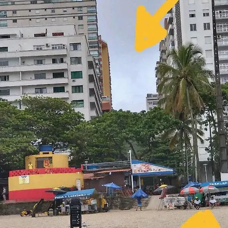 Apto Pitangueiras - 1Min Da Praia Com Wi-Fi Guarujá Exterior photo